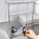 Desktop storage box transparent plastic dustproof large capacity