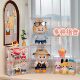 Labub display cabinet acrylic storage box