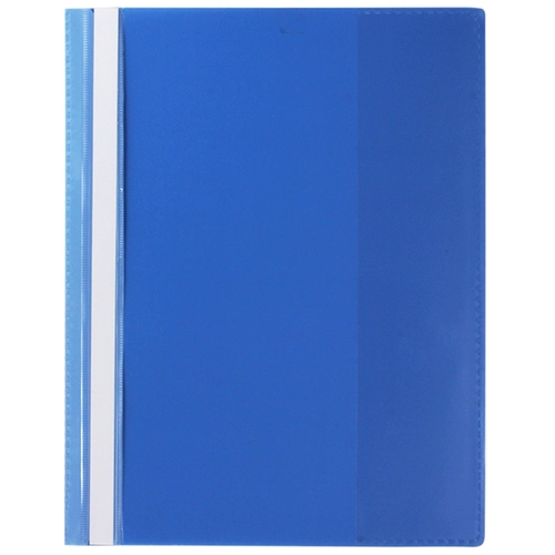 金得利 Папка пластиковой папки папки A4 Файл -папки Файл Файл Информация о зажиме LW320 Прозрачная обложка папка отчета синий цвет OS1079