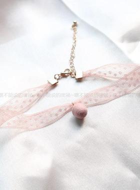 蕾丝choker珍珠款简约项圈锁骨链