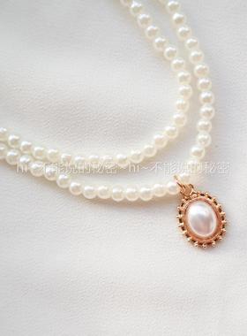 珍珠项链纯欲复古宫廷风优雅复古