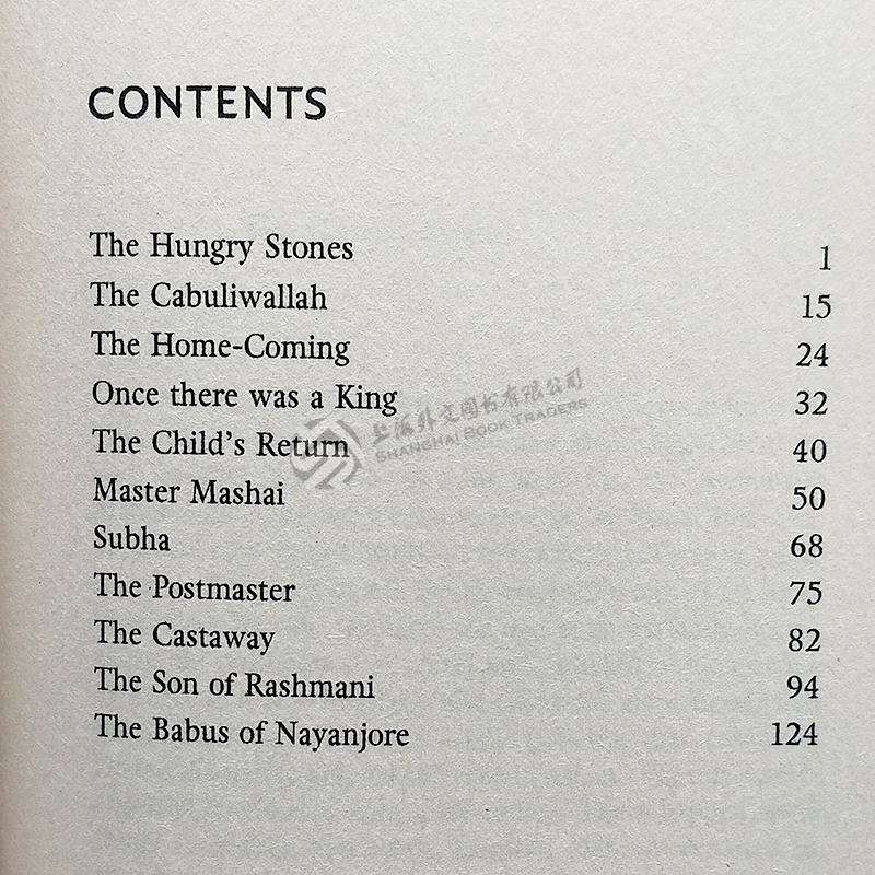 现货 泰戈尔短篇小说选 英文原版 Selected Short Stories 柯林斯经典文学名著Rabindranath Tagore Collins Classics【外文书店】 - 图1