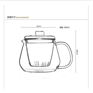 耐热玻璃茶具套装 整套花茶茶具特价 花茶壶带过滤 小企鹅壶套装 - 图0