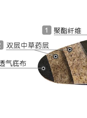 珍誉黑克草本透气吸汗男女士除臭