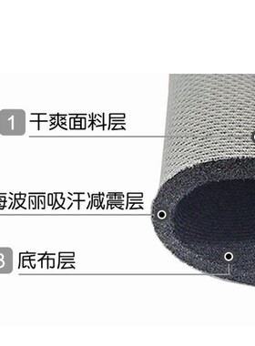 2双装珍誉曼多贝尔防臭减震运动