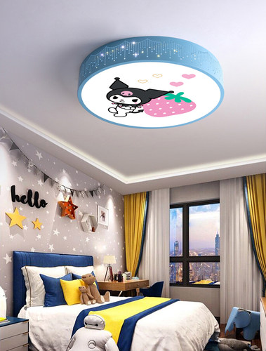 现代智能儿童房卡通吸顶灯 库洛米玉桂狗全光谱LED护眼卧室吸顶灯 - 图3
