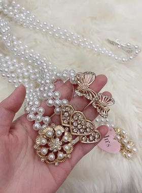 珍珠腰带卡扣百搭可任意搭配