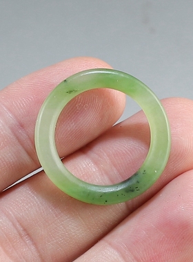 手工雕刻戒指天然和田玉