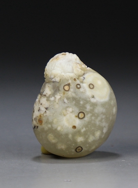 【原创】纯手工雕刻老猴子 天然戈壁眼睛石 楼叔孤品