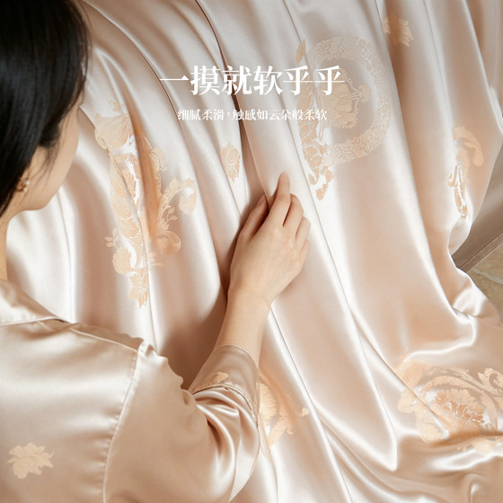 Removable and washable gold silk mulberry silk summer quilt without cover