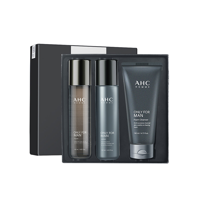 韩国AHC男士水乳三件套盒护肤品套装控油祛痘补水正品,淘宝优惠券,粉丝福利购,淘宝优惠卷
