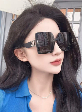 墨镜女防紫外线大牌高级感大框大脸显瘦偏光太阳镜户外开车遮阳镜