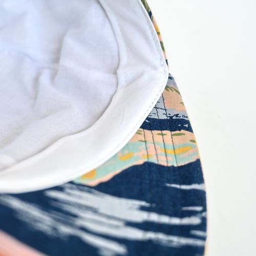 全棉印花大檐帽子女款粉色波点防晒遮阳春夏秋北欧骑行旅游沙滩 - 图2