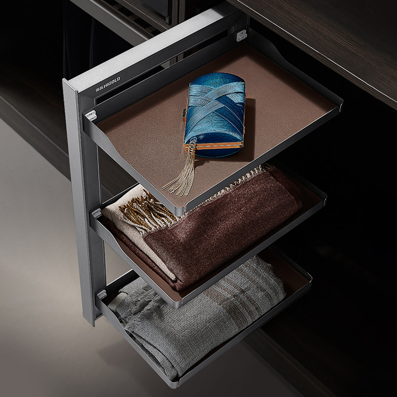 悍高衣柜侧装收纳鞋架置物架家用衣帽间内置推拉鞋架衣橱五金配件,淘宝优惠券,粉丝福利购,淘宝优惠卷