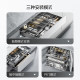 Kenggao kitchen cabinet tool pull basket single-layer drawer door type compatible aluminum alloy damping storage rack