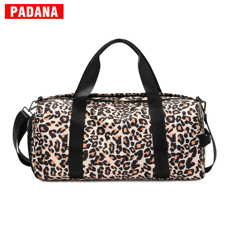 帕达娜女轻便大容量防水手提健身包 帕达娜旅行袋