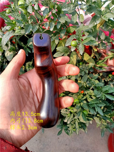 乌木经典款式免绑弓歪把子免绑弹弓小弓门免绑弹弓户外实战珍藏弓 - 图1
