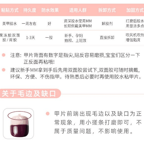 红咖色mini短款方圆显白纯色甲片成品拆卸红棕穿戴美甲贴假指甲片 - 图2