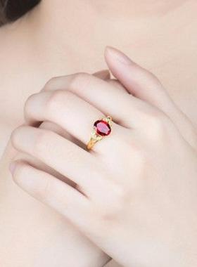 2025新款女款时尚仿真金沙金戒指