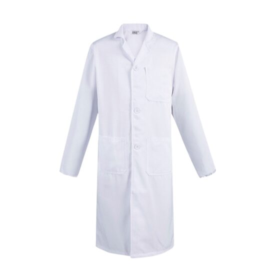 White coat long-sleeved nurse health pharmacy inspection thickened student chemistry laboratory work clothes short-sleeved nursing work clothes