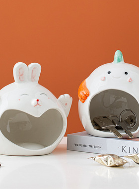 陶瓷降温宠物窝收纳储物装饰摆件