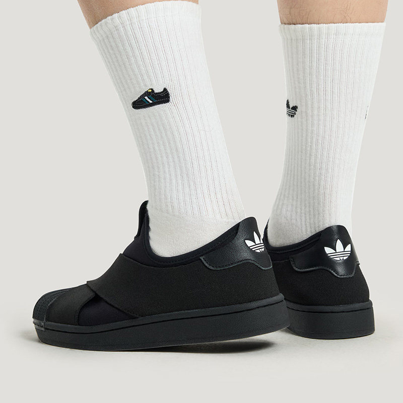 阿迪达斯三叶草男鞋女鞋春季新款SUPERSTAR II 一脚穿贝壳头板鞋,淘宝优惠券,粉丝福利购,淘宝优惠卷