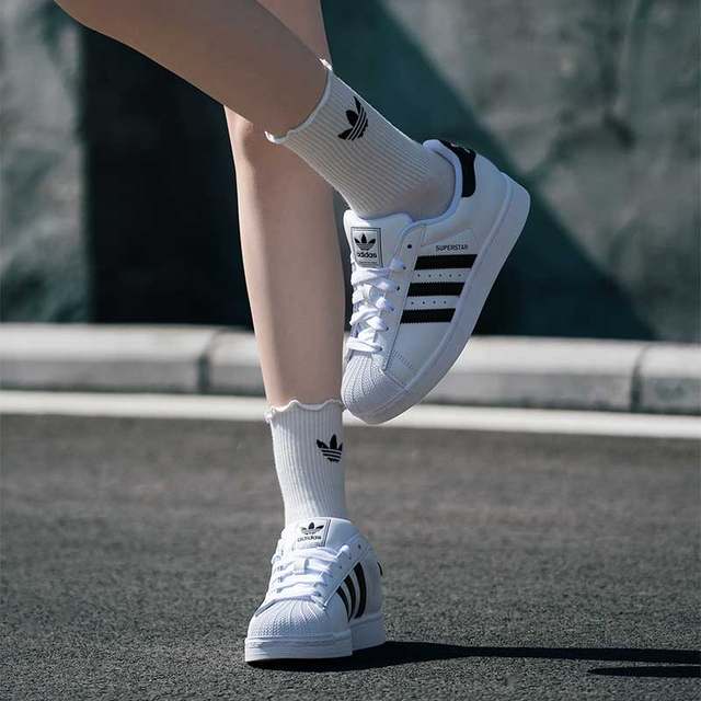 Shell toe sneakers Adidas clover unisex style