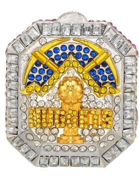 2023丹佛掘金总金冠军戒指15号约基奇抽屉式可打开带旋转开关设计