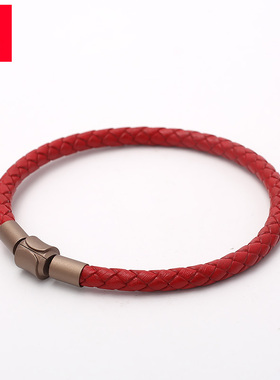 可可爱5.0mm粗款皮绳潮男男女款