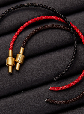 可可爱男女皮绳原创设计手绳手链