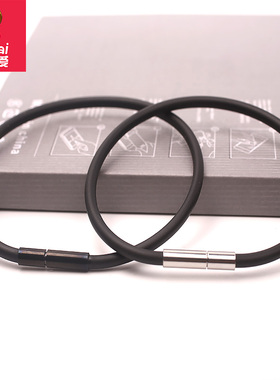 手链男女情侣款黑胶长度包邮