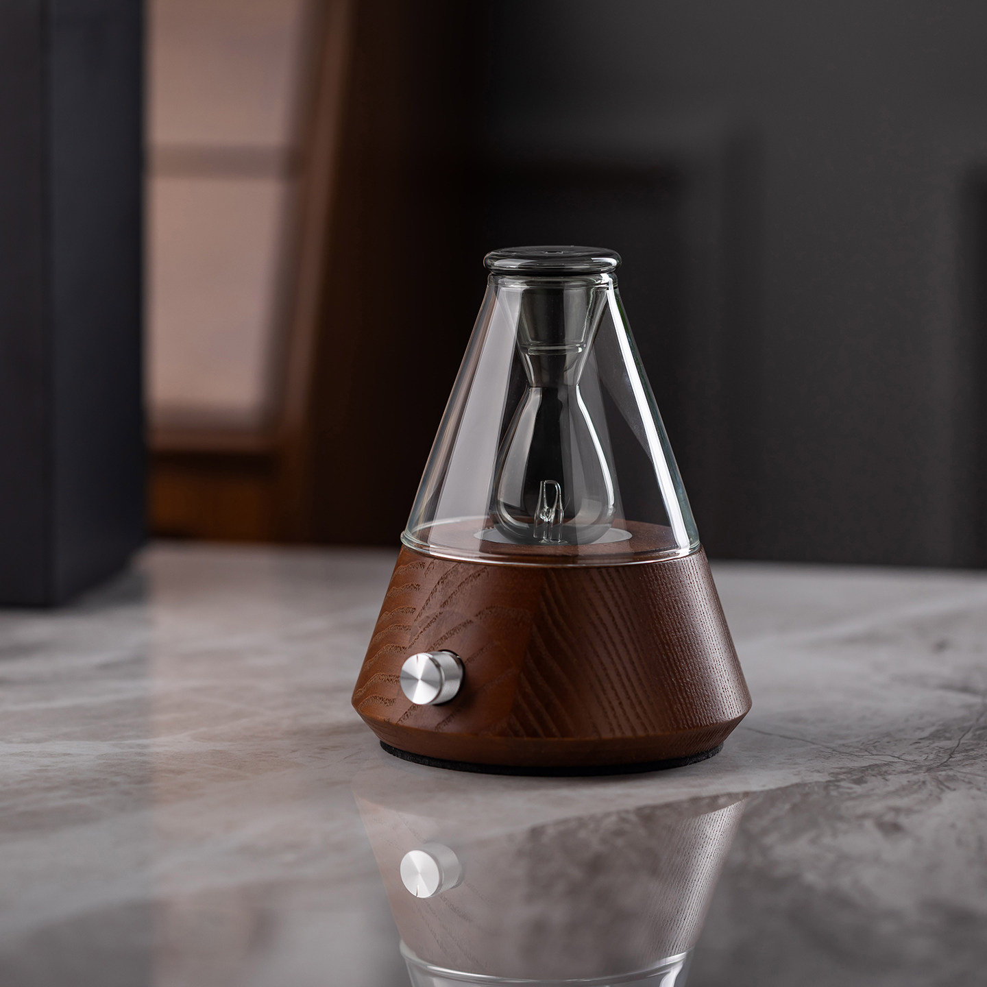 Mlblou空谷桌面香薰机卧室无水雾化扩香机实木复古冷香仪礼盒礼物,淘宝优惠券,粉丝福利购,淘宝优惠卷