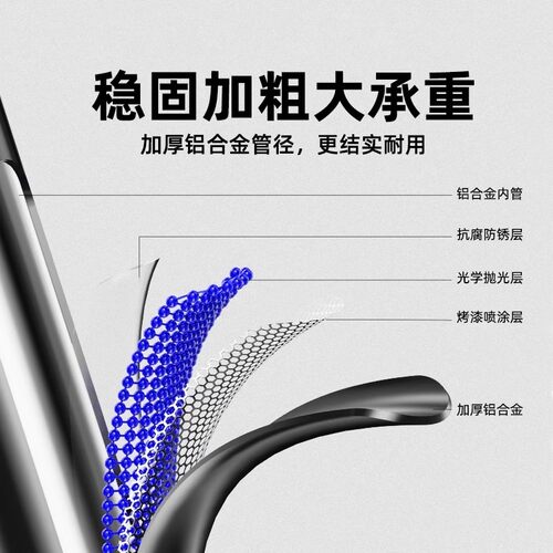 适用神牛摄影灯2.8米灯架 补光灯三脚架 不锈钢加固超大承重 闪光灯灯棒支架 带弹簧缓冲 户外便携露营灯架子 - 图1