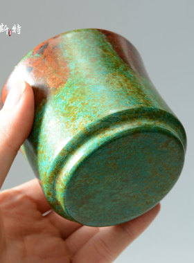 铜茶叶罐家用储存罐摆件