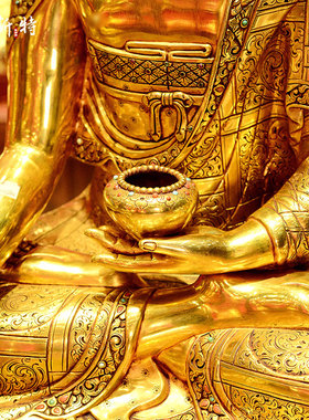 释迦族手工制作释迦牟尼铜像