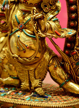 欧斯特释迦族金刚手铜像装饰摆件