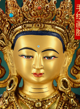 欧斯特铜全鎏金铜像摆件