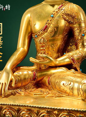 欧斯特铜像摆件尼泊尔释迦族手作