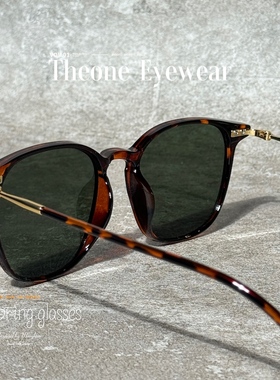 日系复古玳瑁色超轻偏光太阳眼镜