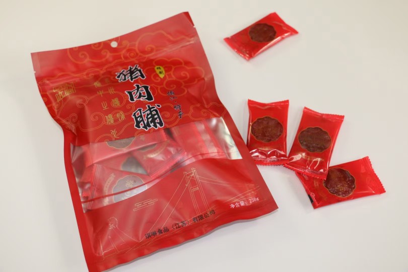 包邮靖江特产马洲优脯香脆猪肉脯袋装罐装108g休闲食品即食猪肉干 - 图2