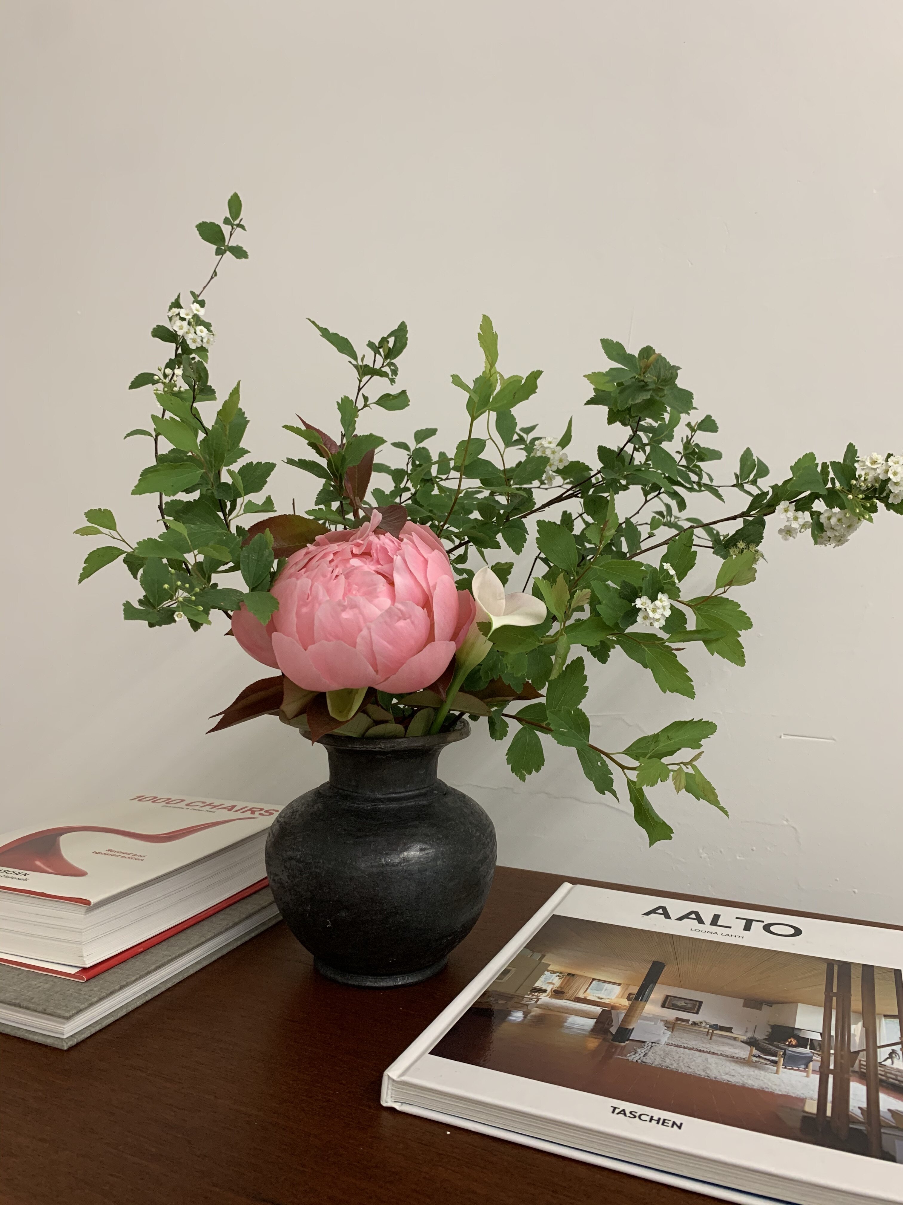 Paseo｜现货 藏区黑陶圆肚花瓶 花瓶花器百搭手工装饰禅意花瓶