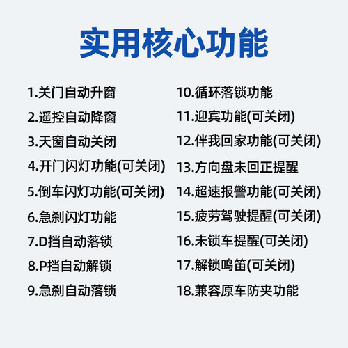 忠诚卫士适用丰田25款八代九代凯美瑞一键自动升窗器OBD落锁改装 - 图1