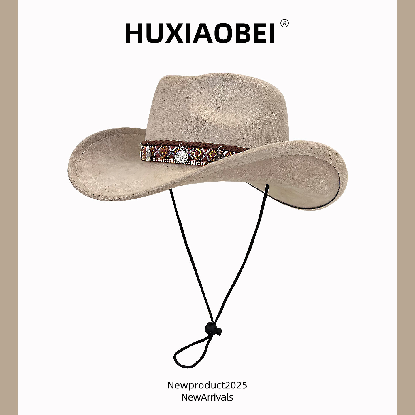 美式复古西部牛仔帽女春夏川藏旅游遮阳防晒爵士帽大檐英伦骑士帽,淘宝优惠券,粉丝福利购,淘宝优惠卷