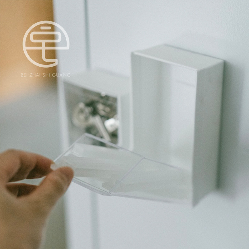 收纳无处不在。日本制原装进口inomata壁式收纳盒磁吸小件储物盒,淘宝优惠券,粉丝福利购,淘宝优惠卷