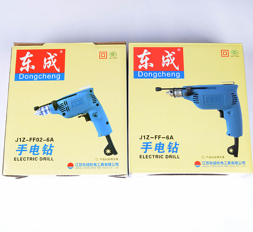 正品东成J1Z-FF02-6A/FF03-6K手电钻东城手枪钻小电钻装订凭证 - 图0