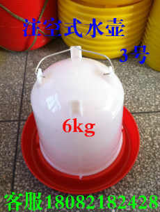 厂家特惠加厚养鸡鸭用品注空式饮水器饮水壶水槽养殖设备 - 图1