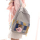 Canvas backpack women's school bag travel backpack