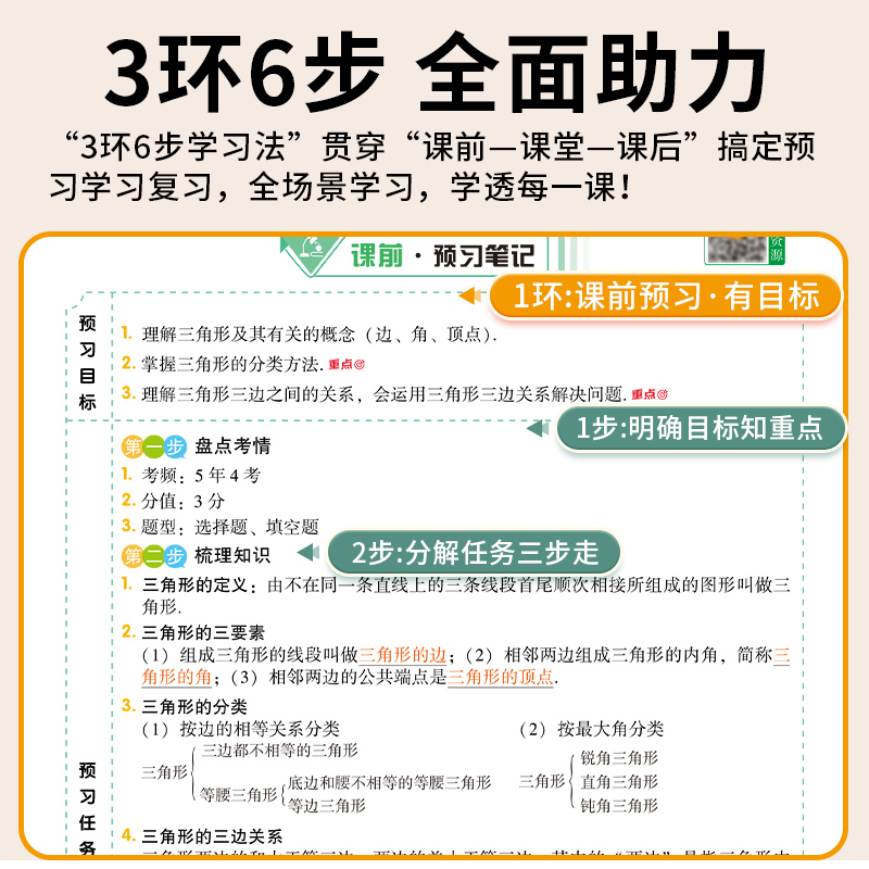 2024新版黄冈随堂笔记七八九年级上下册语文数学英语物理化学政治历史地理生物人教版北师版全套初中初一二三同步教材讲解 - 图1