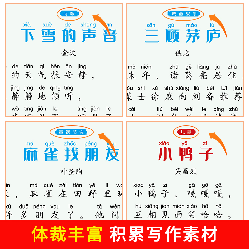 全4册小学生每日一读春夏秋冬二年级课外阅读书籍小学语文素养读本每日晨读美文早读晨诵暮读写作文素材积累大全阅读理解训练 - 图1