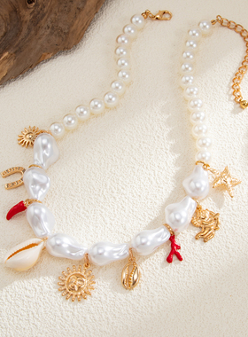 欧美跨境时尚新款锁骨链